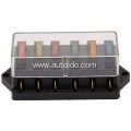 Car Fuse 6Way Blade Fuse Box Block Holder